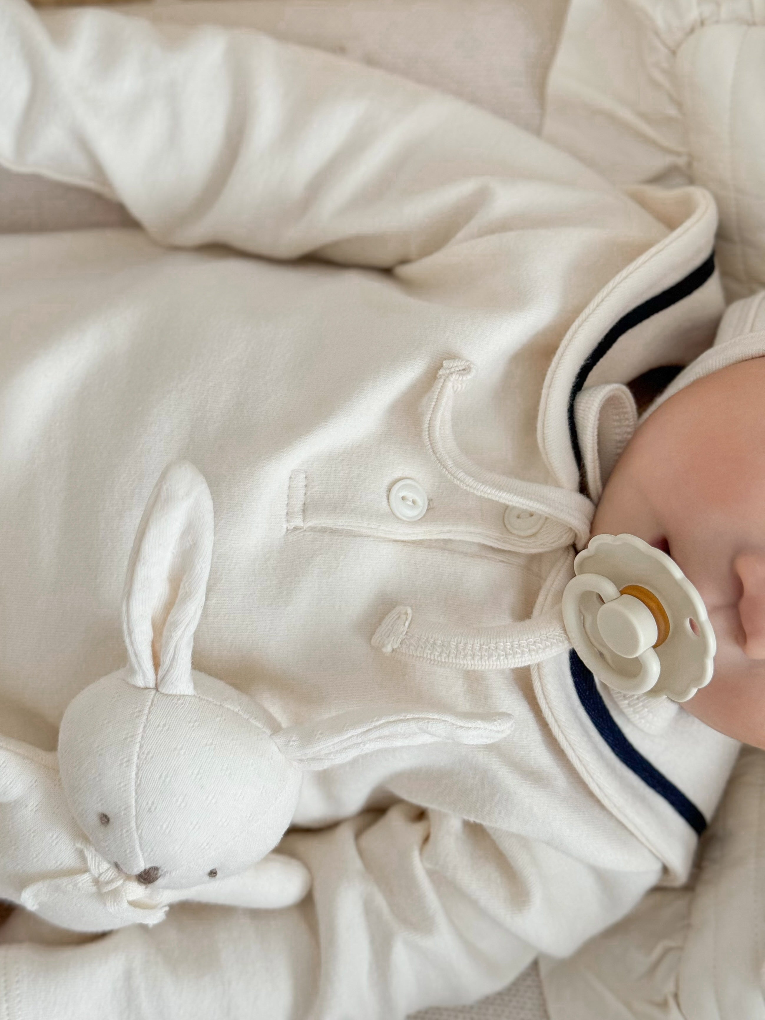 Bunny sailor suit with bonnet