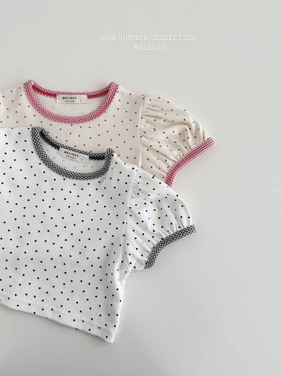 Mini heart puff T shirt