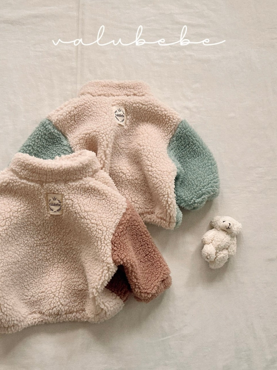 Fluffy button jumper (baby&amp;kids)