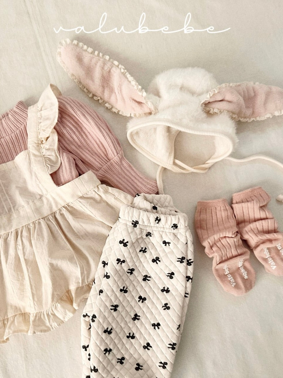 Bunny fur bonnet (baby)