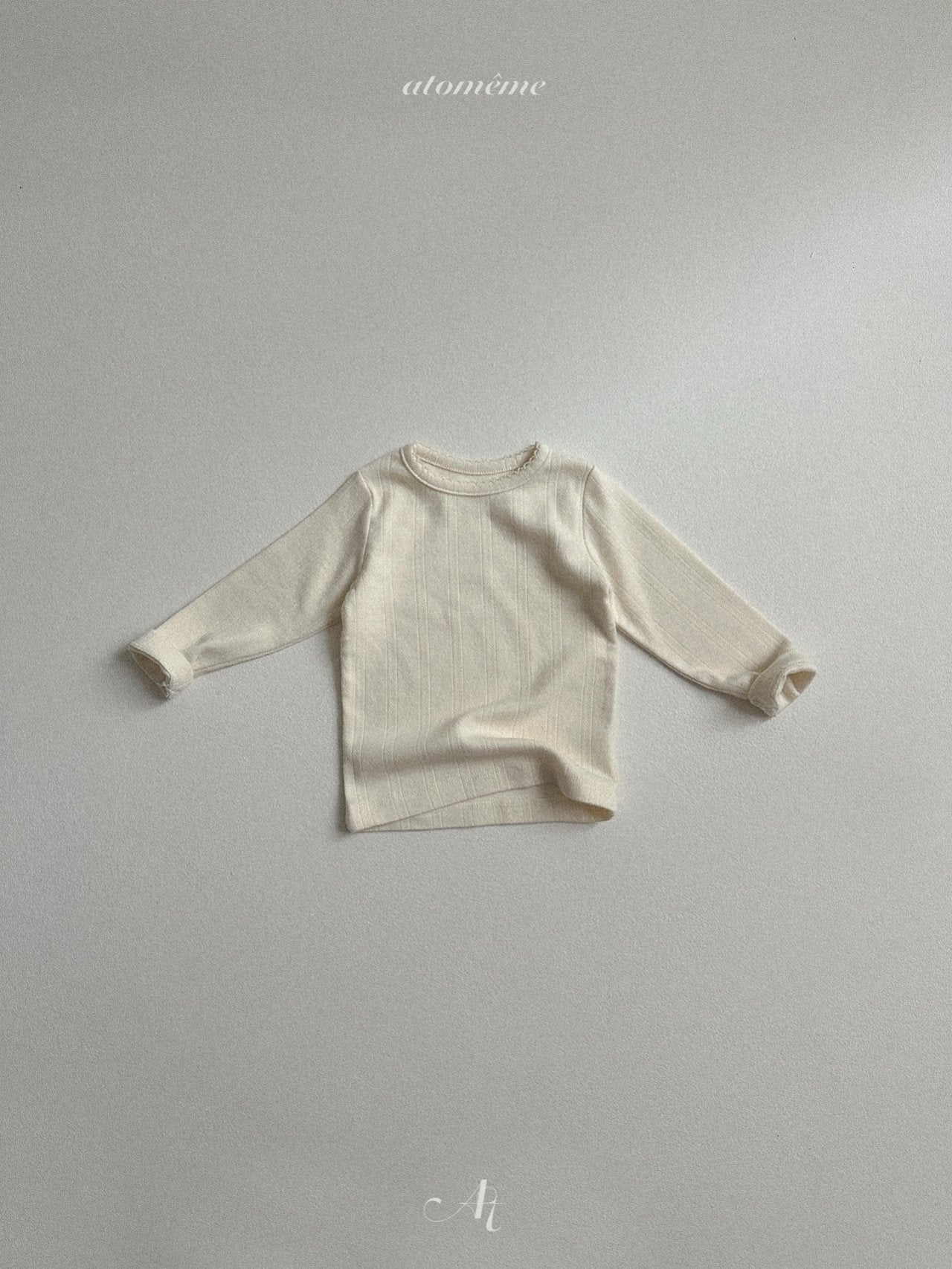 Eyelet picot lace T-shirt