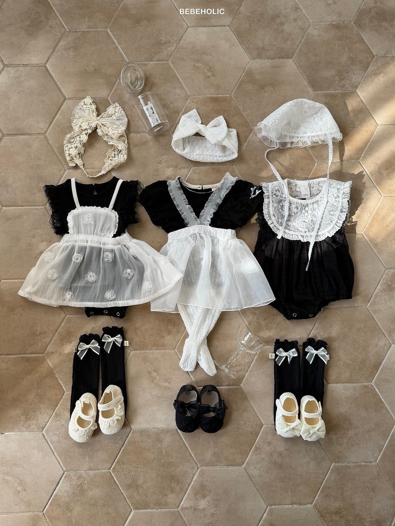 Rose apron skirt