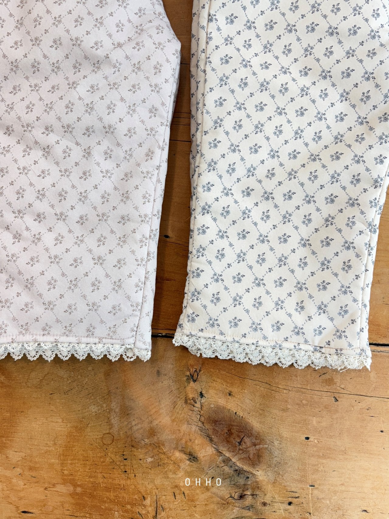 Rose lace padded pants