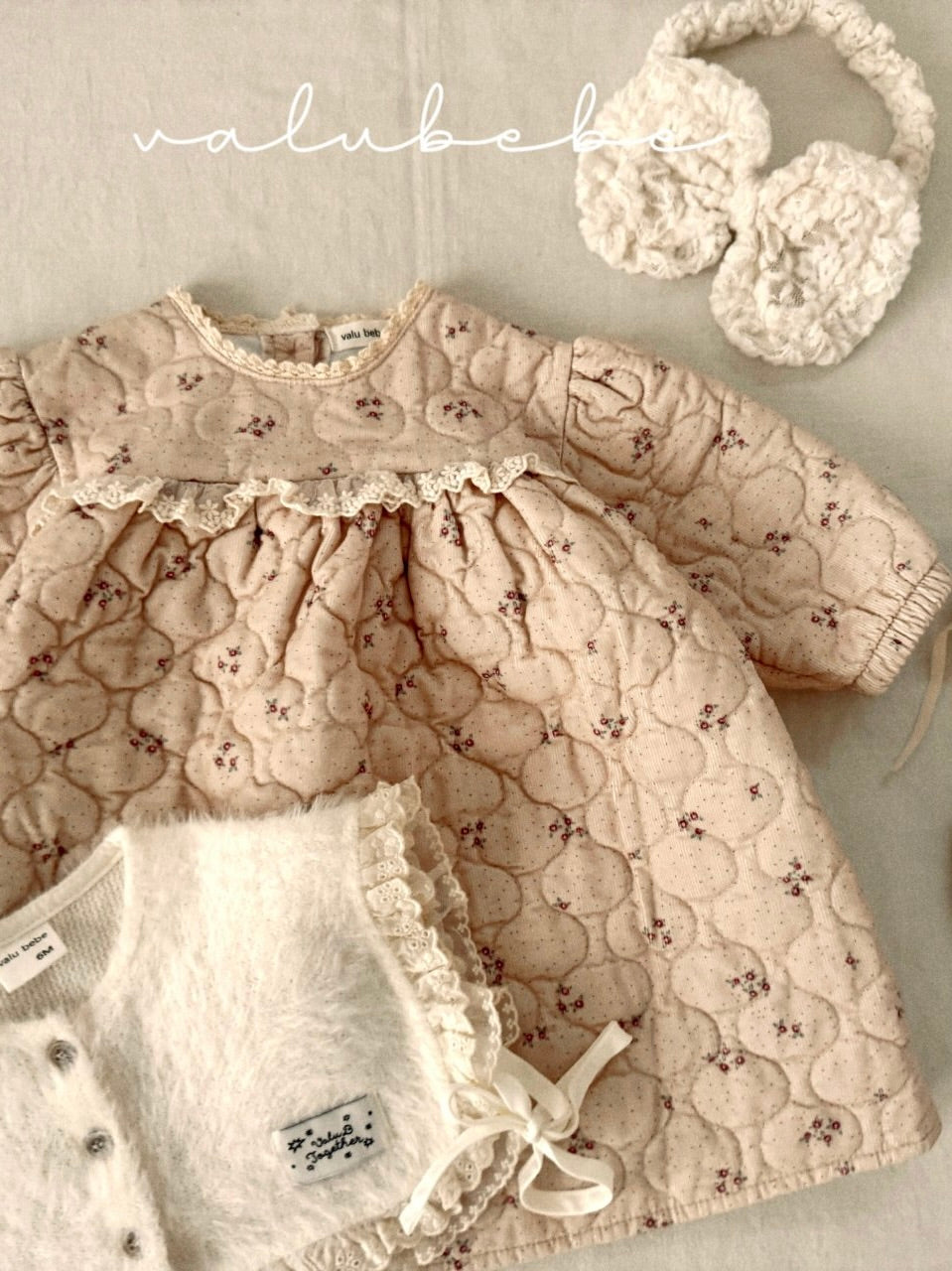 Lace padded one piece (baby)