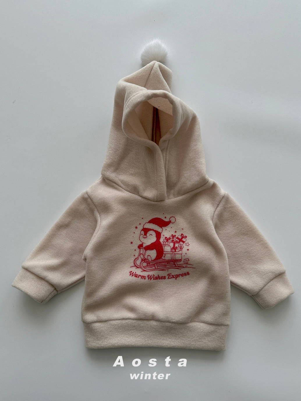 Winter penguin hoodie
