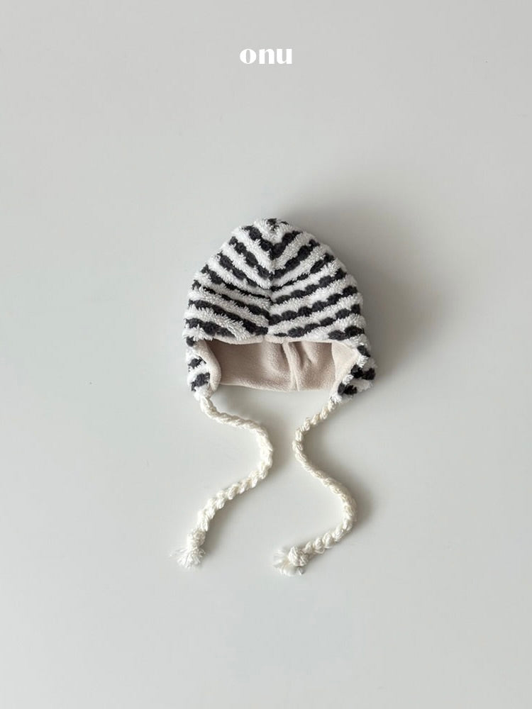 Stripe knit beanie (baby)