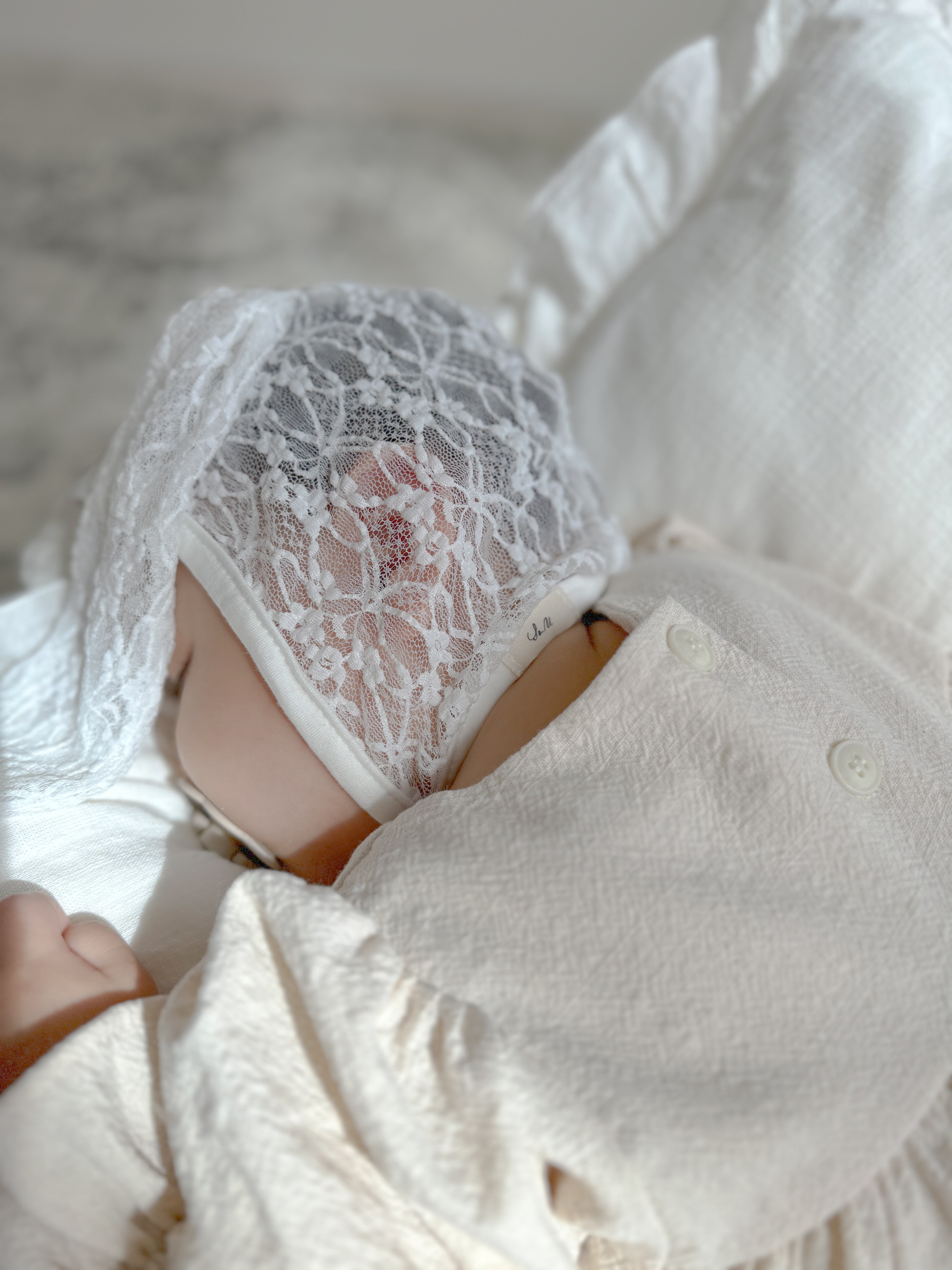 Bunny lace bonnet