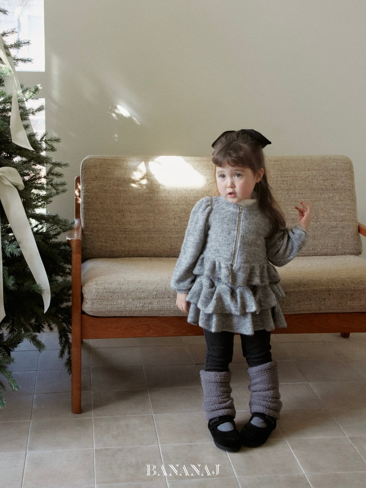 Peplum zip-up cardigan