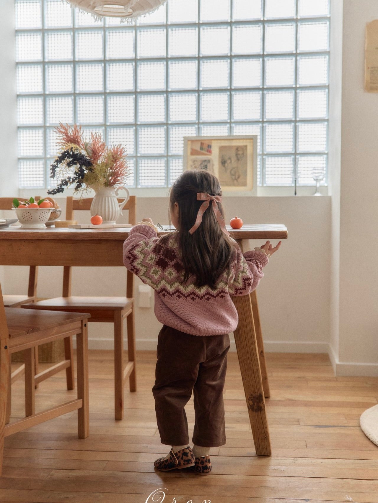 Reversible knit cardigan (2 way)