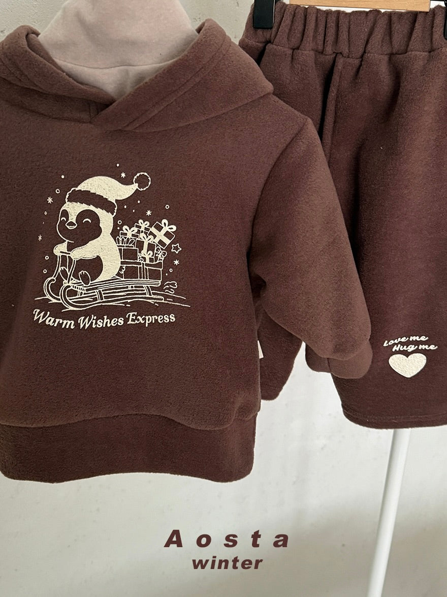 Winter penguin hoodie