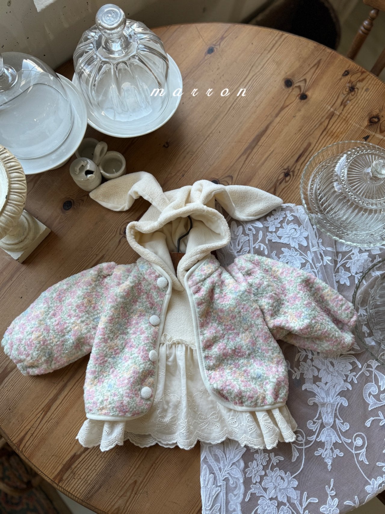 High neck fleece jacket