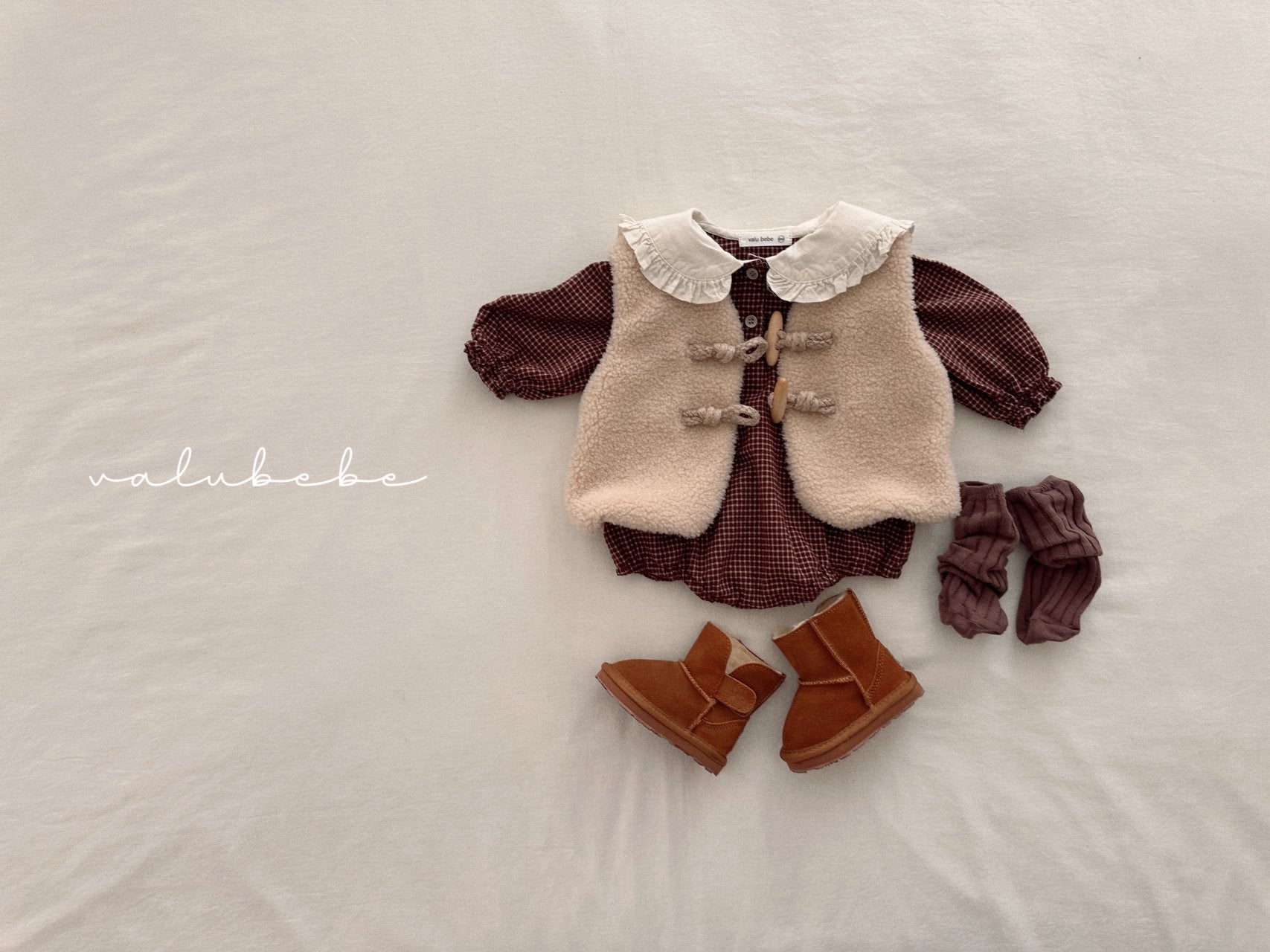 Isla check sailor suit