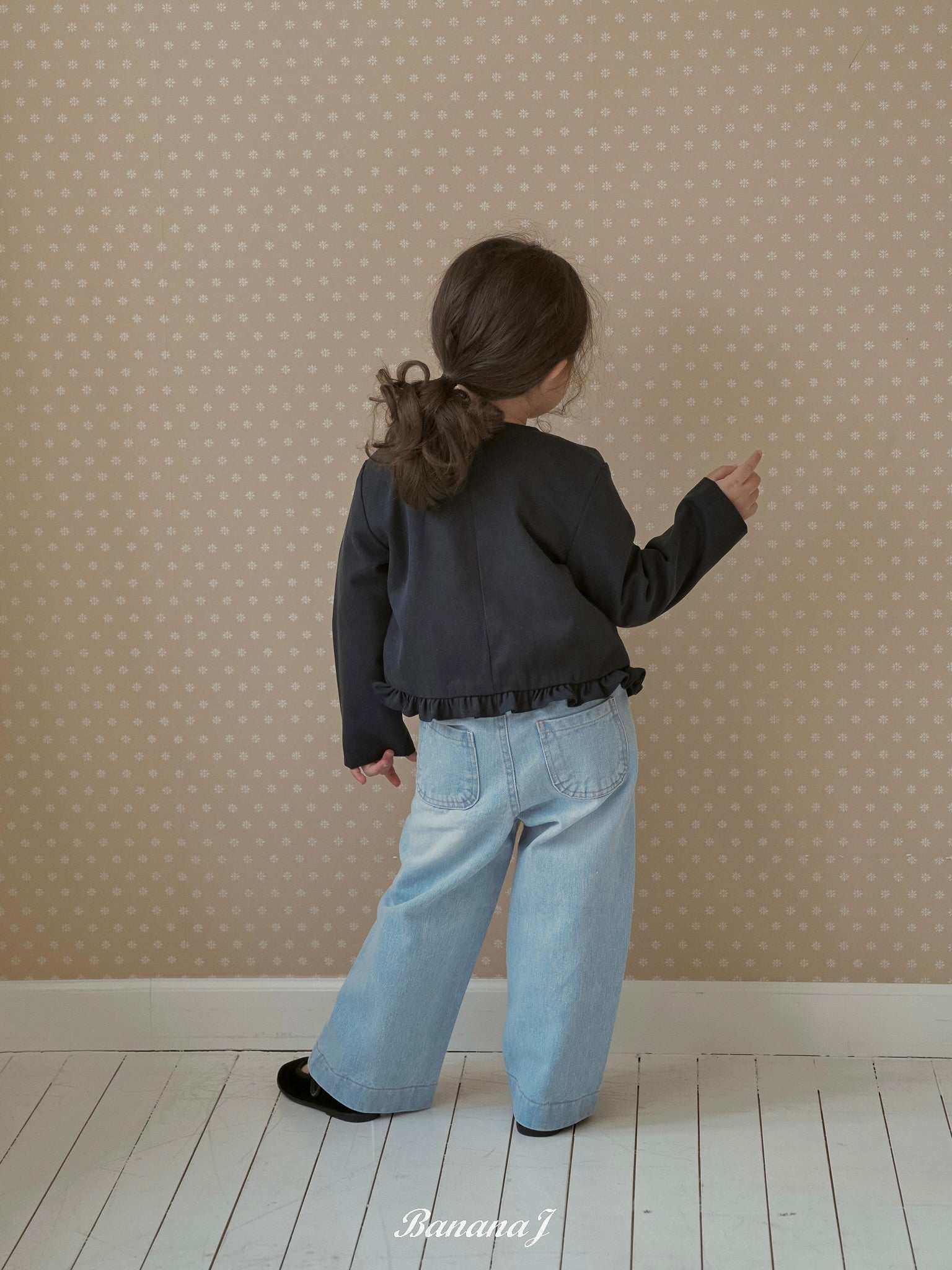 Signature denim pants