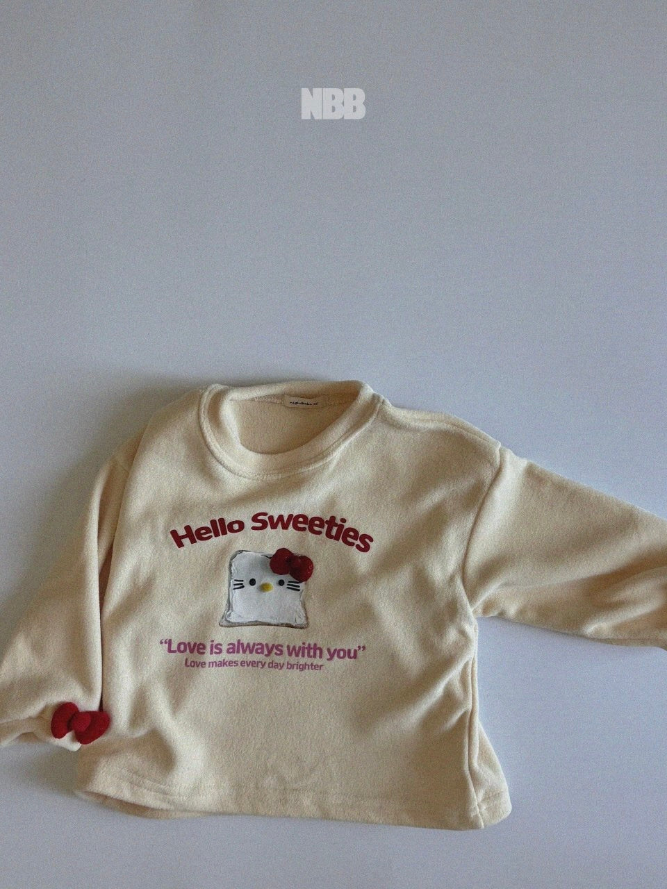Sweetie ribbon sweatshirt