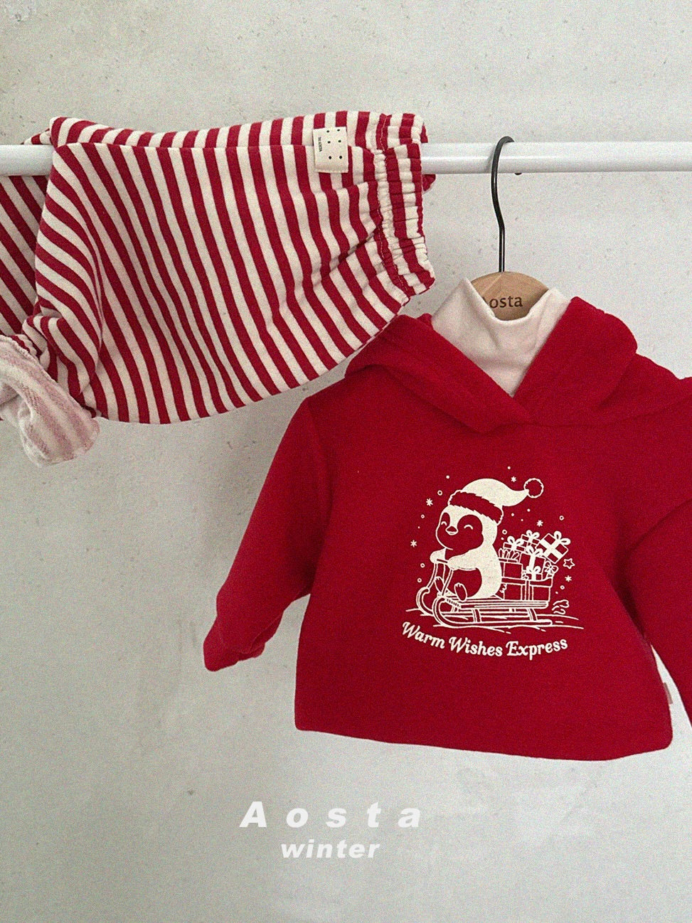 Winter penguin hoodie