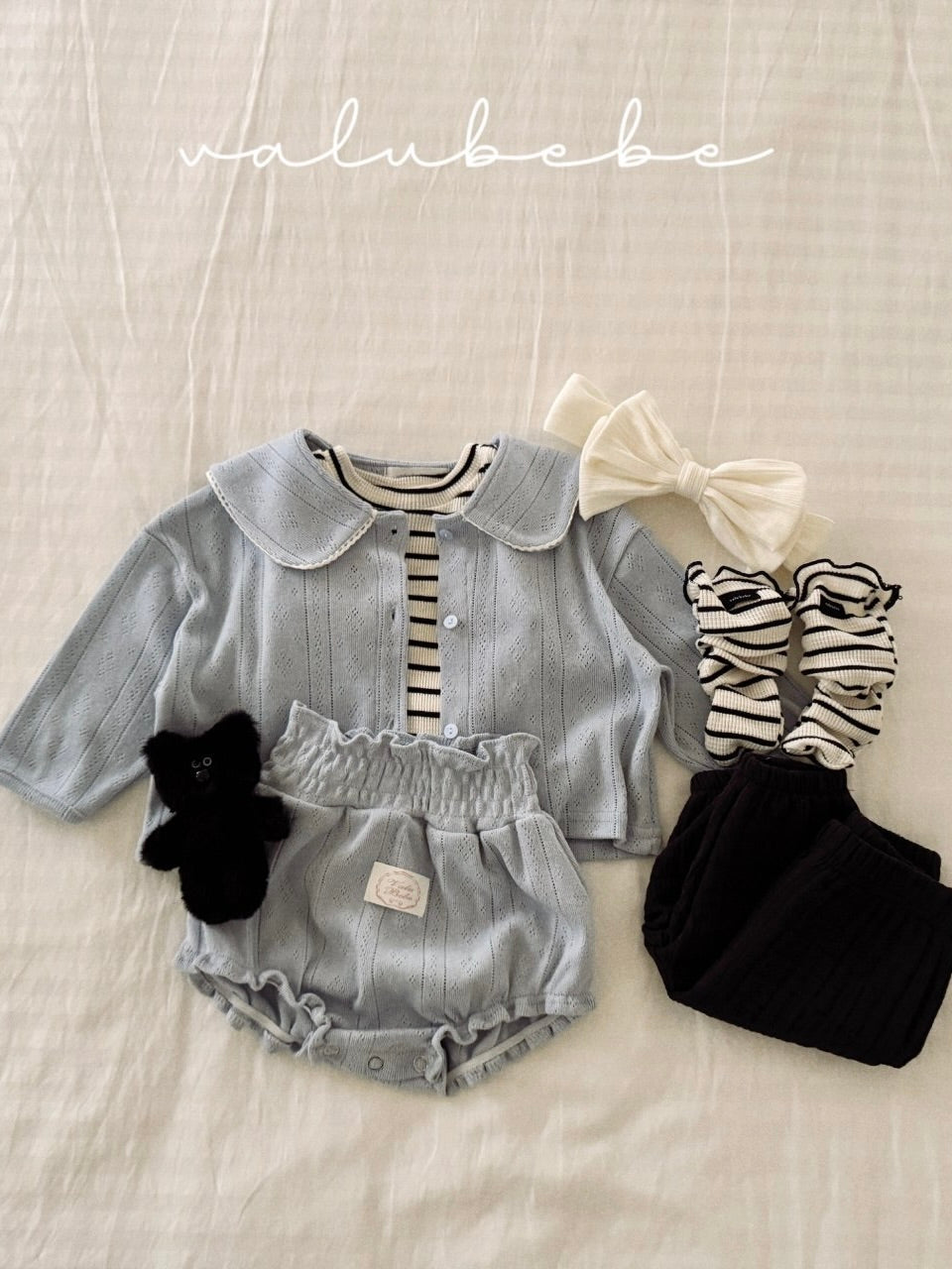 Eyelet sailor cardigan