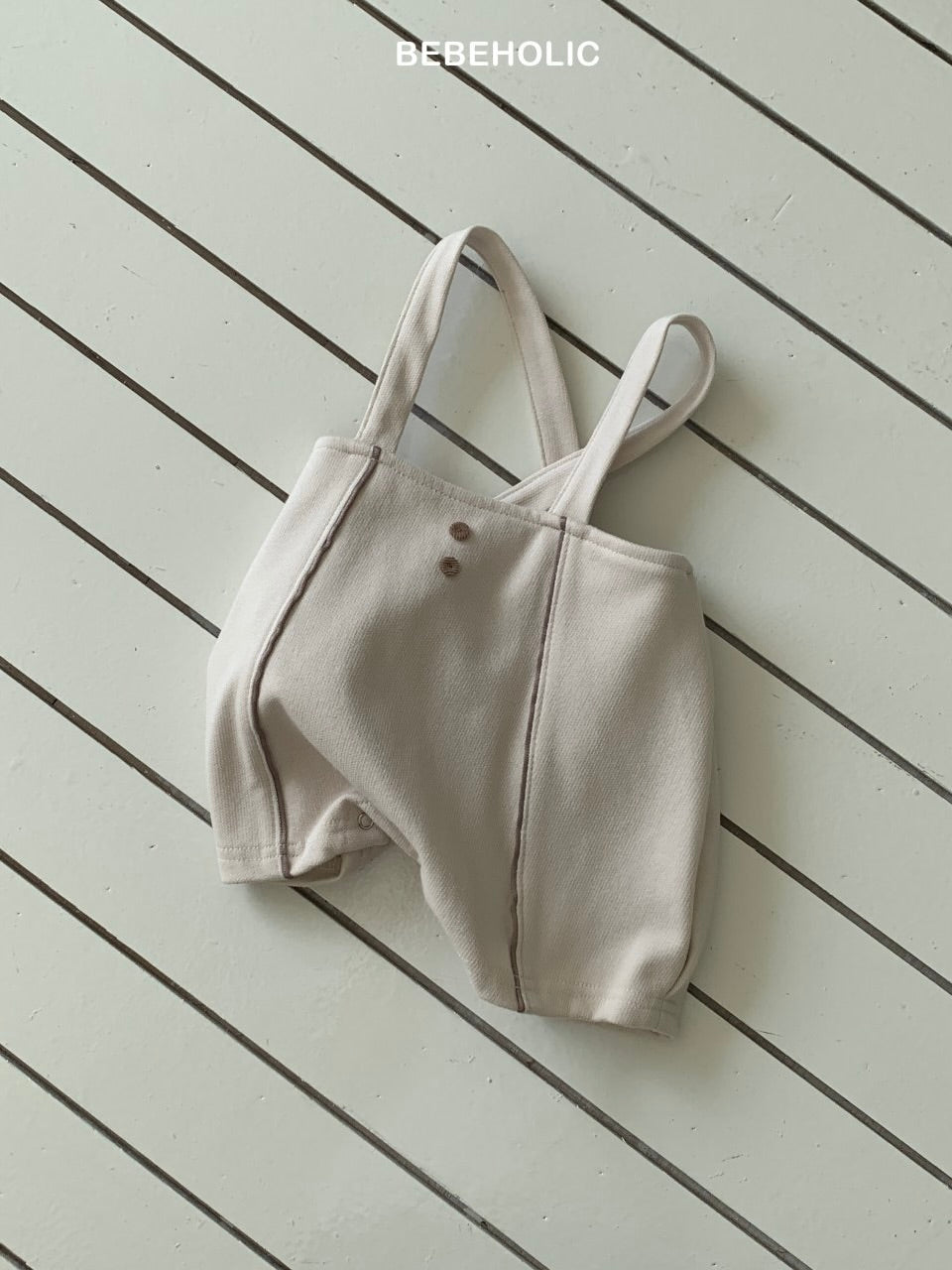 Two button suspender pants