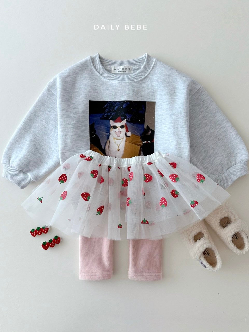 Santa cat sweatshirt (kids and adults)