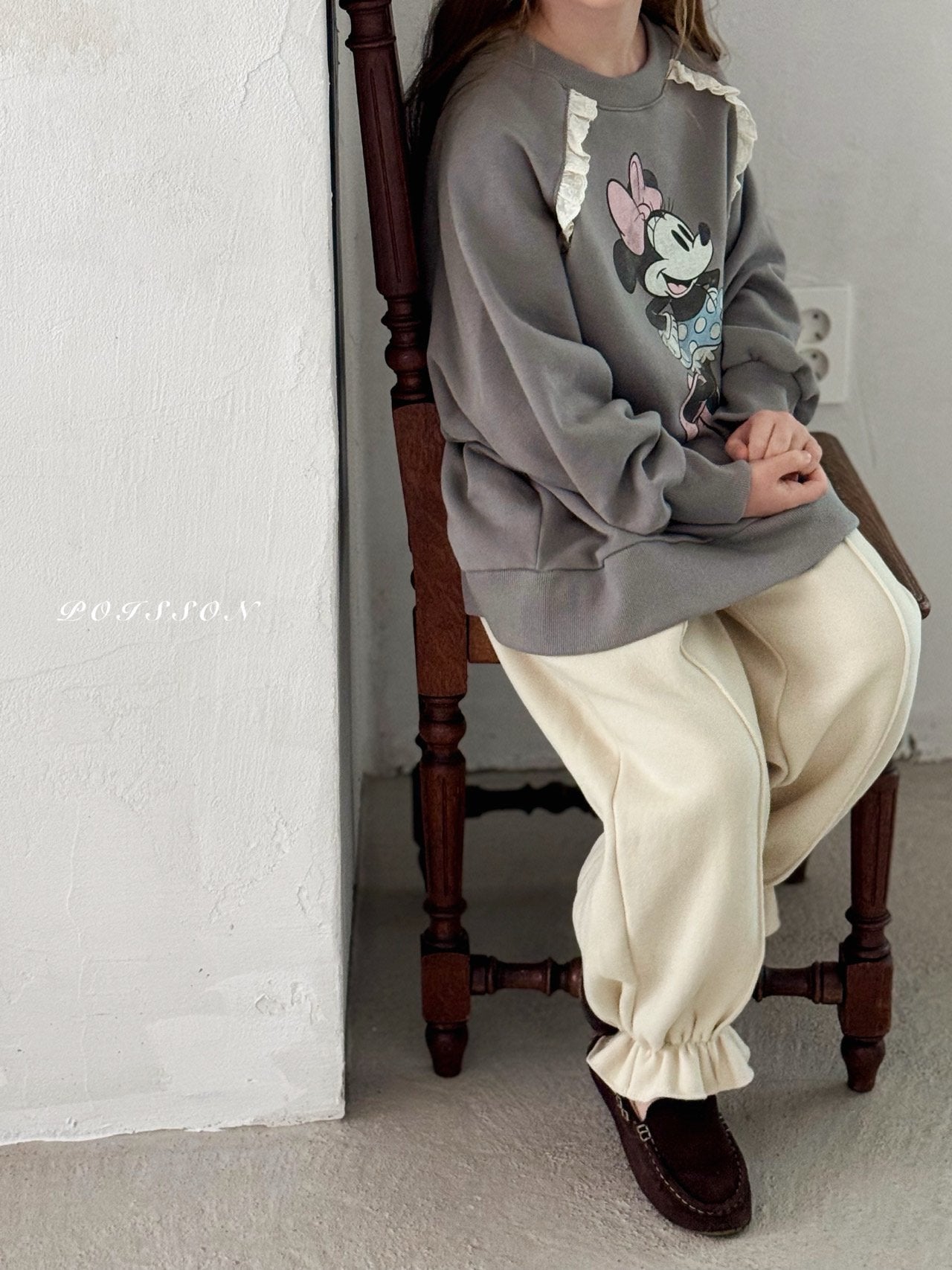 Petit frill jogger pants