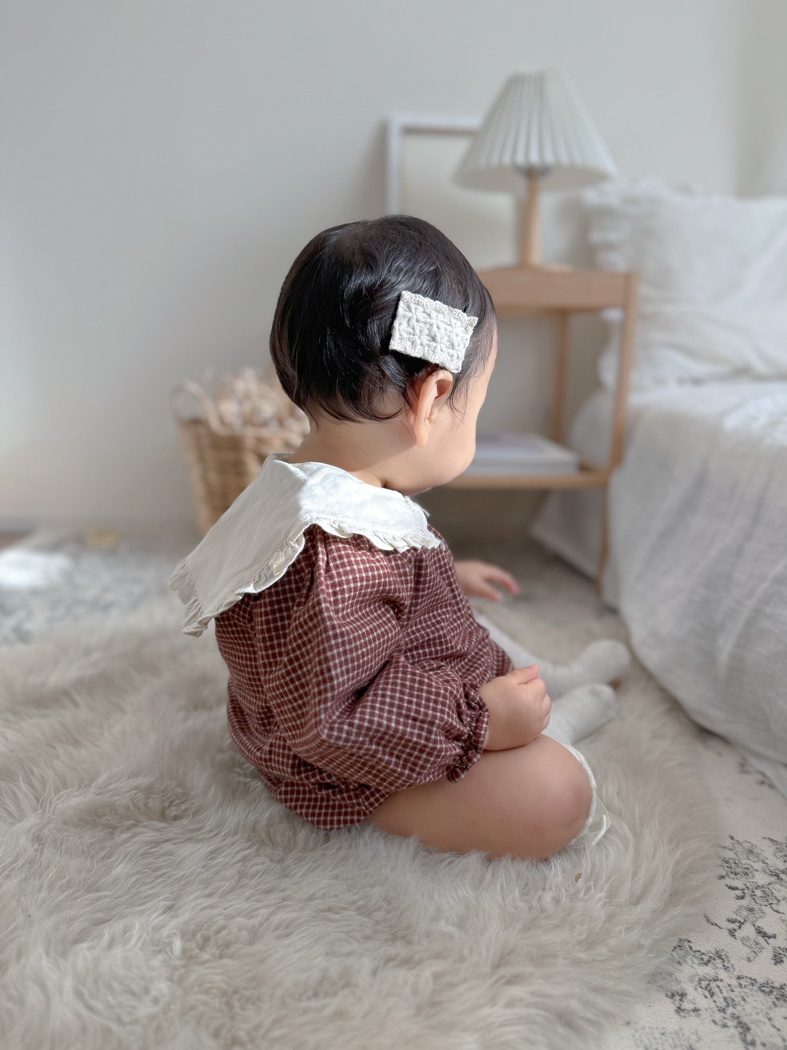 Isla check sailor suit