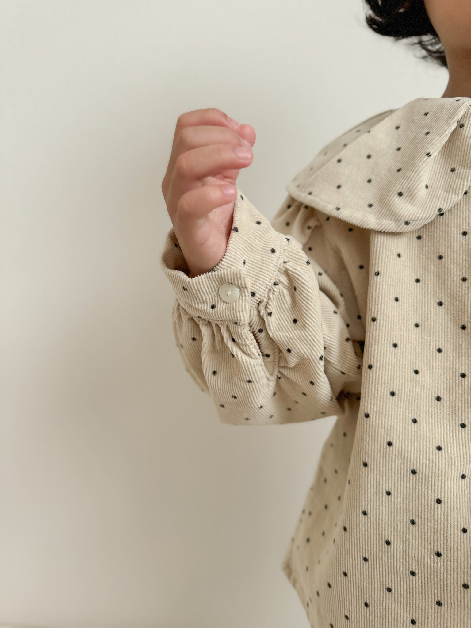 Cozy dot blouse