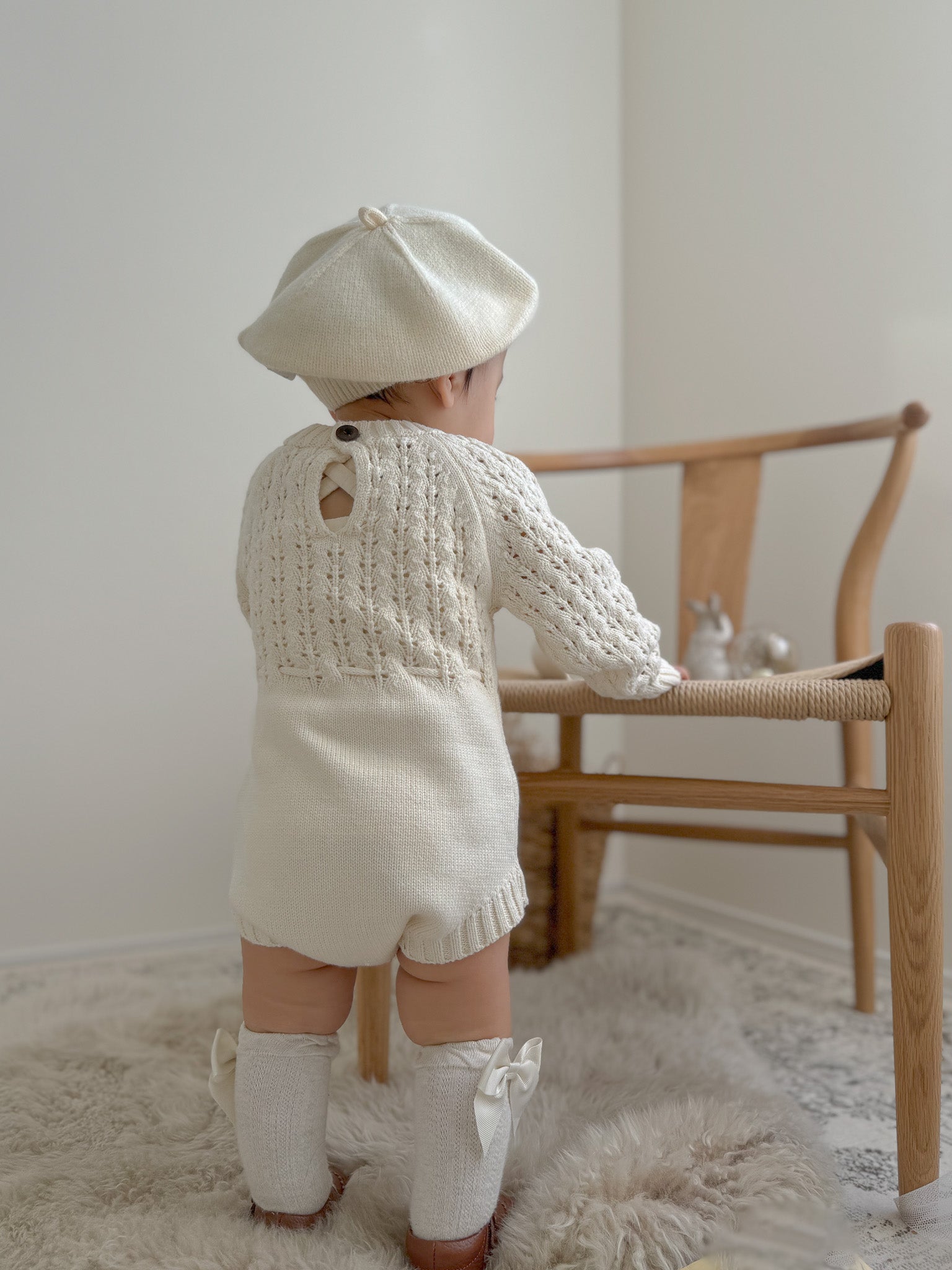 Mae knit rompers