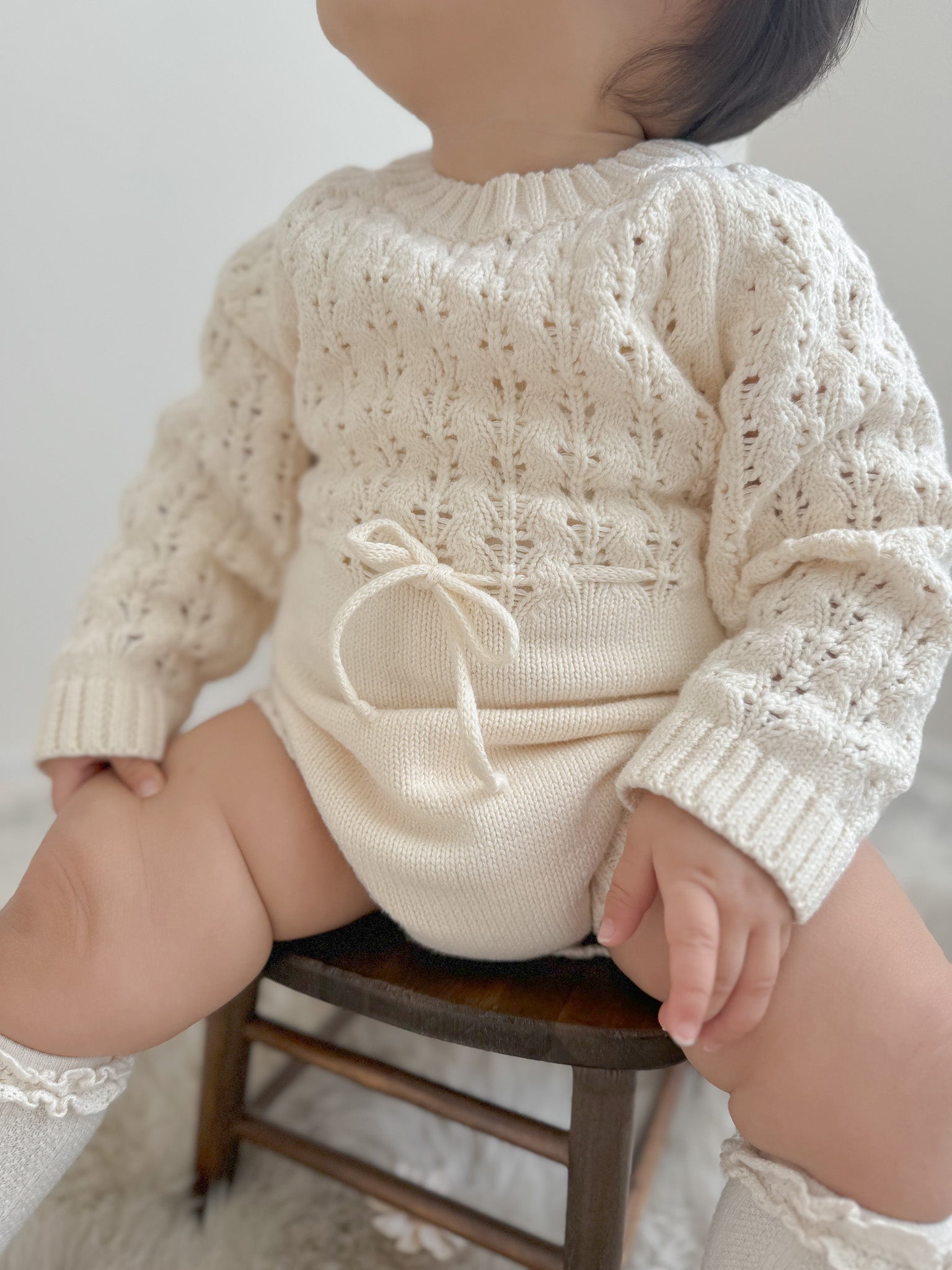 Mae knit rompers