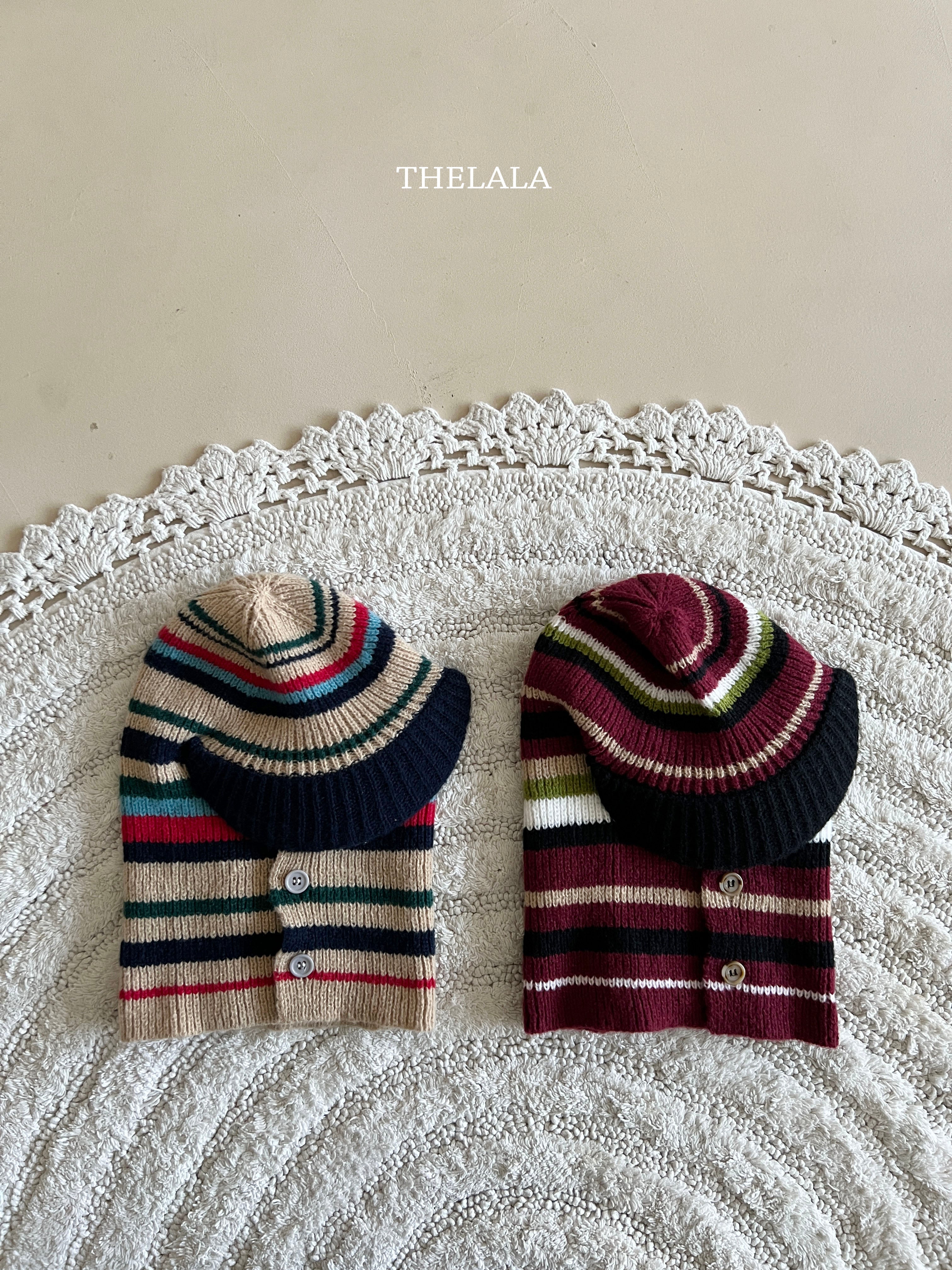 Multi-striped balaclava