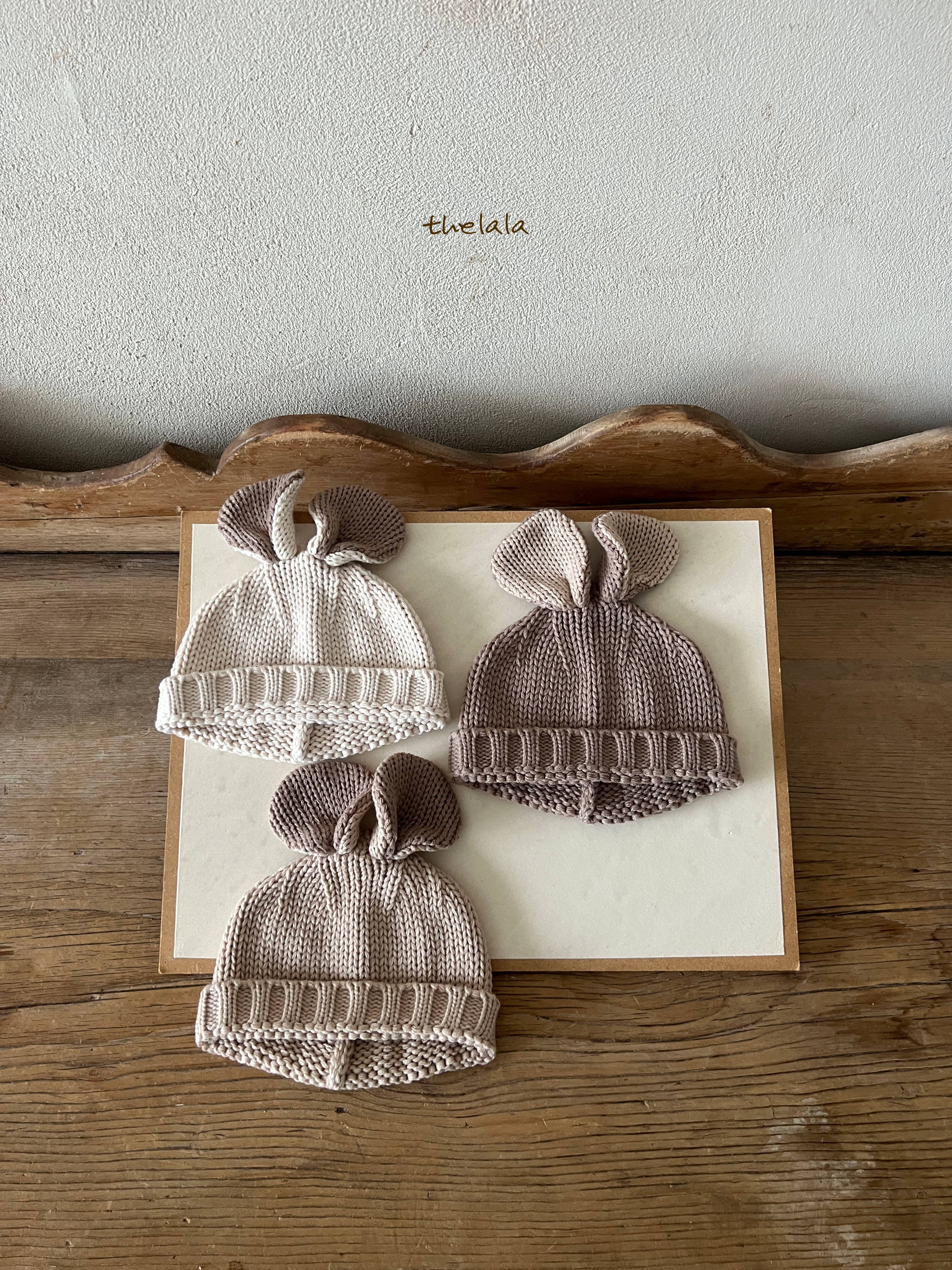 Rabbit knit beanie