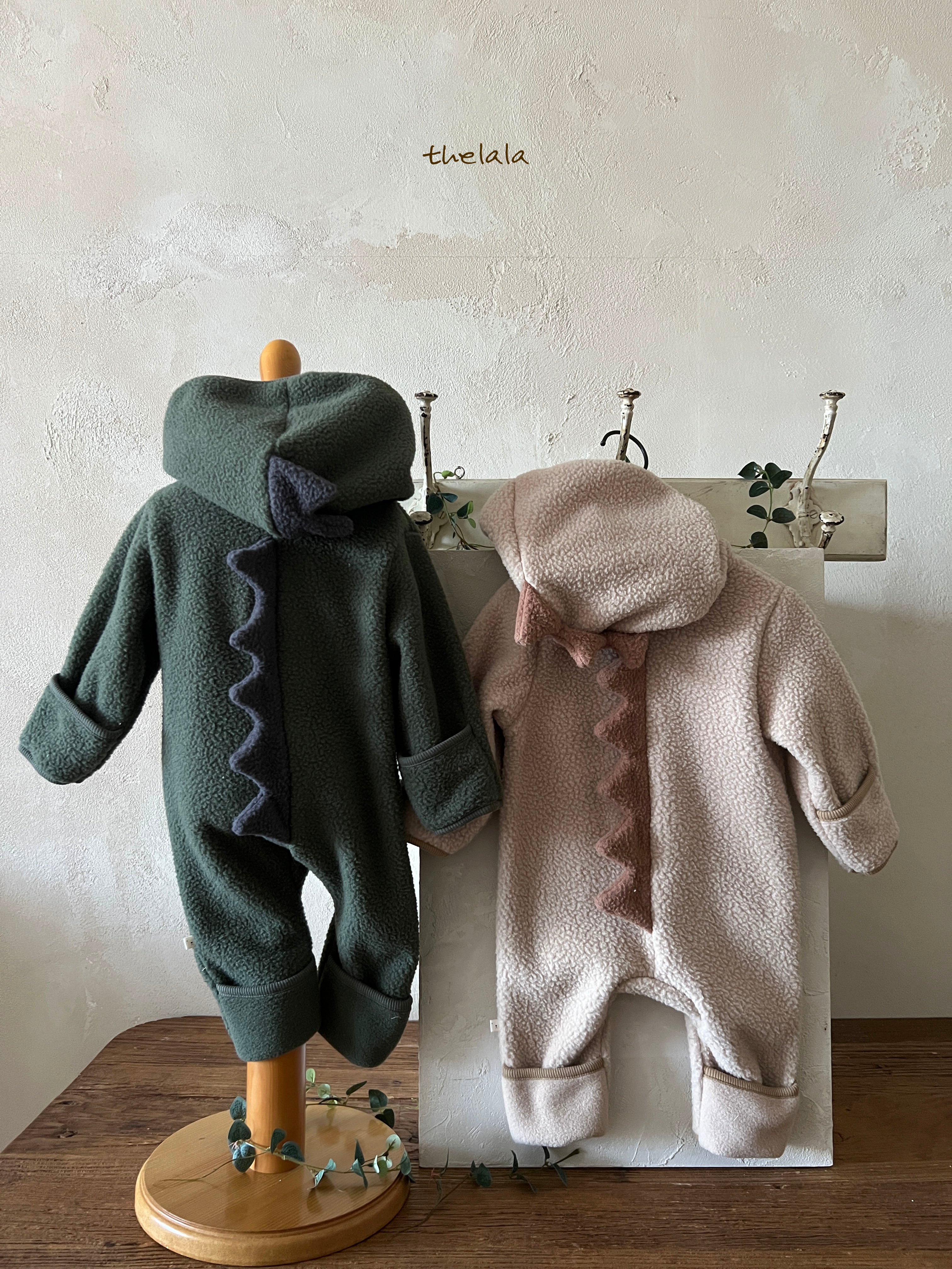 Puffy T rex coverall