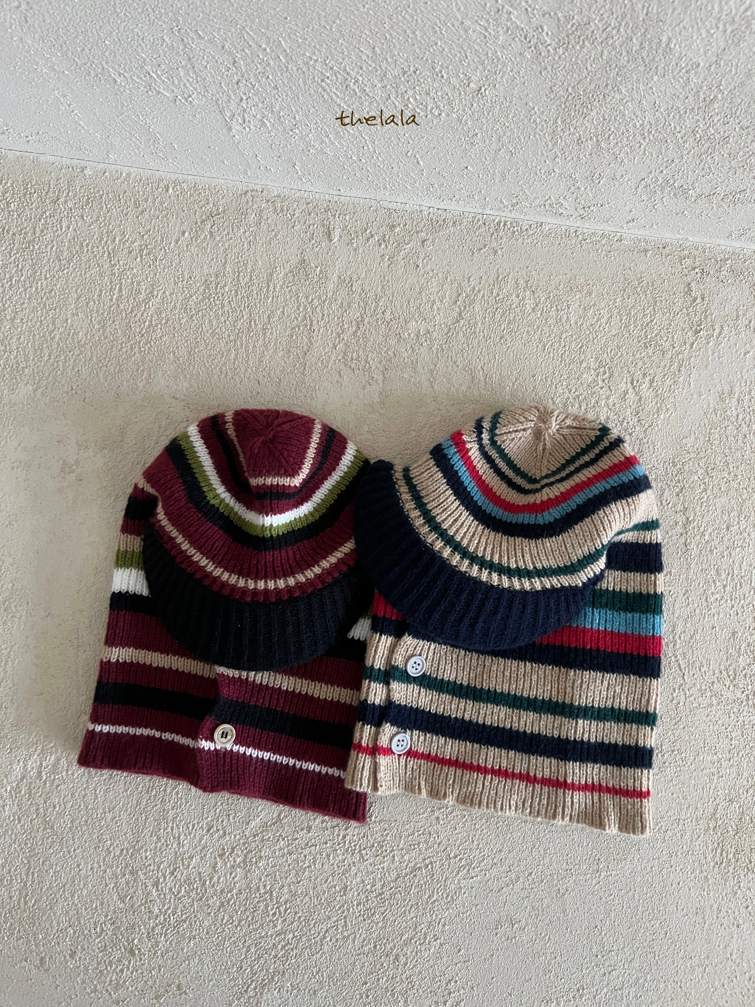 Multi-striped balaclava