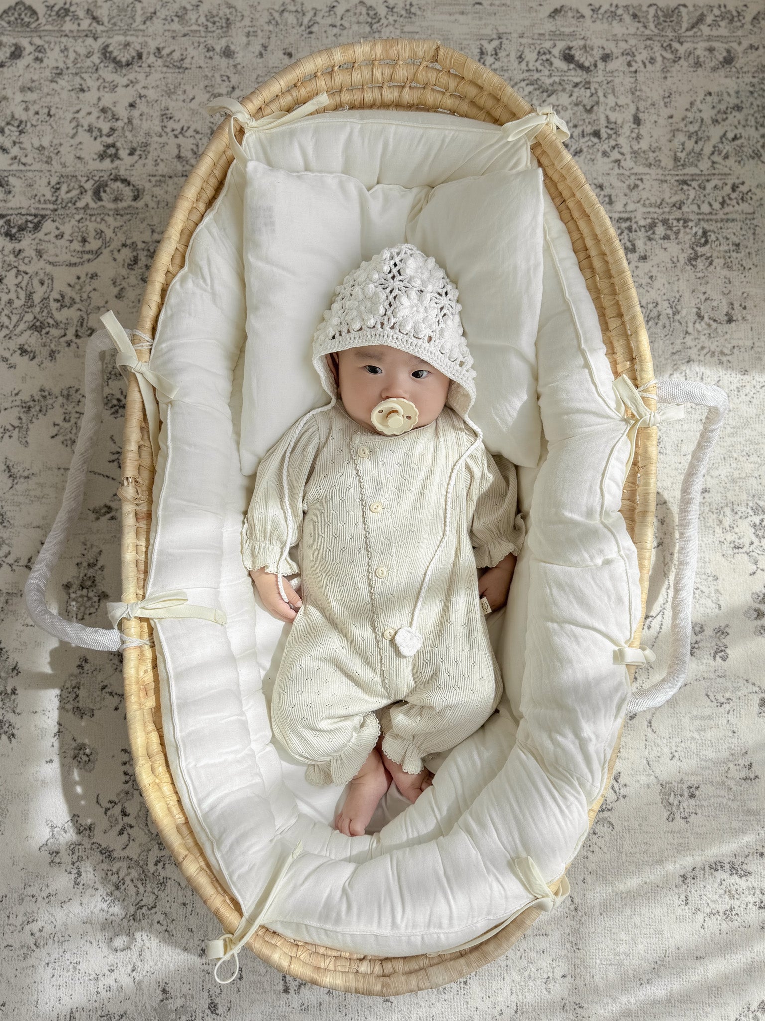 Selina newborn rompers
