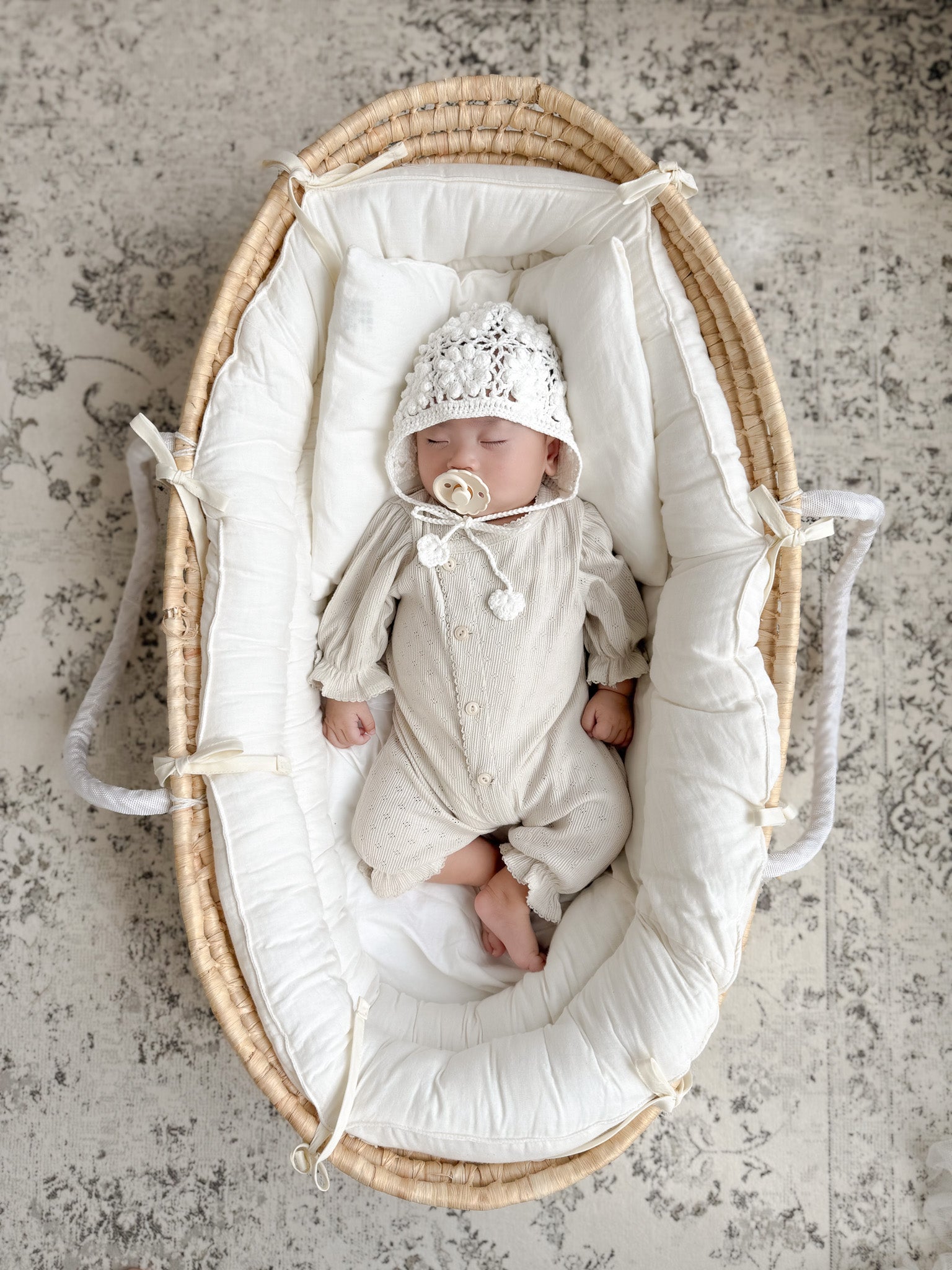 Selina newborn rompers