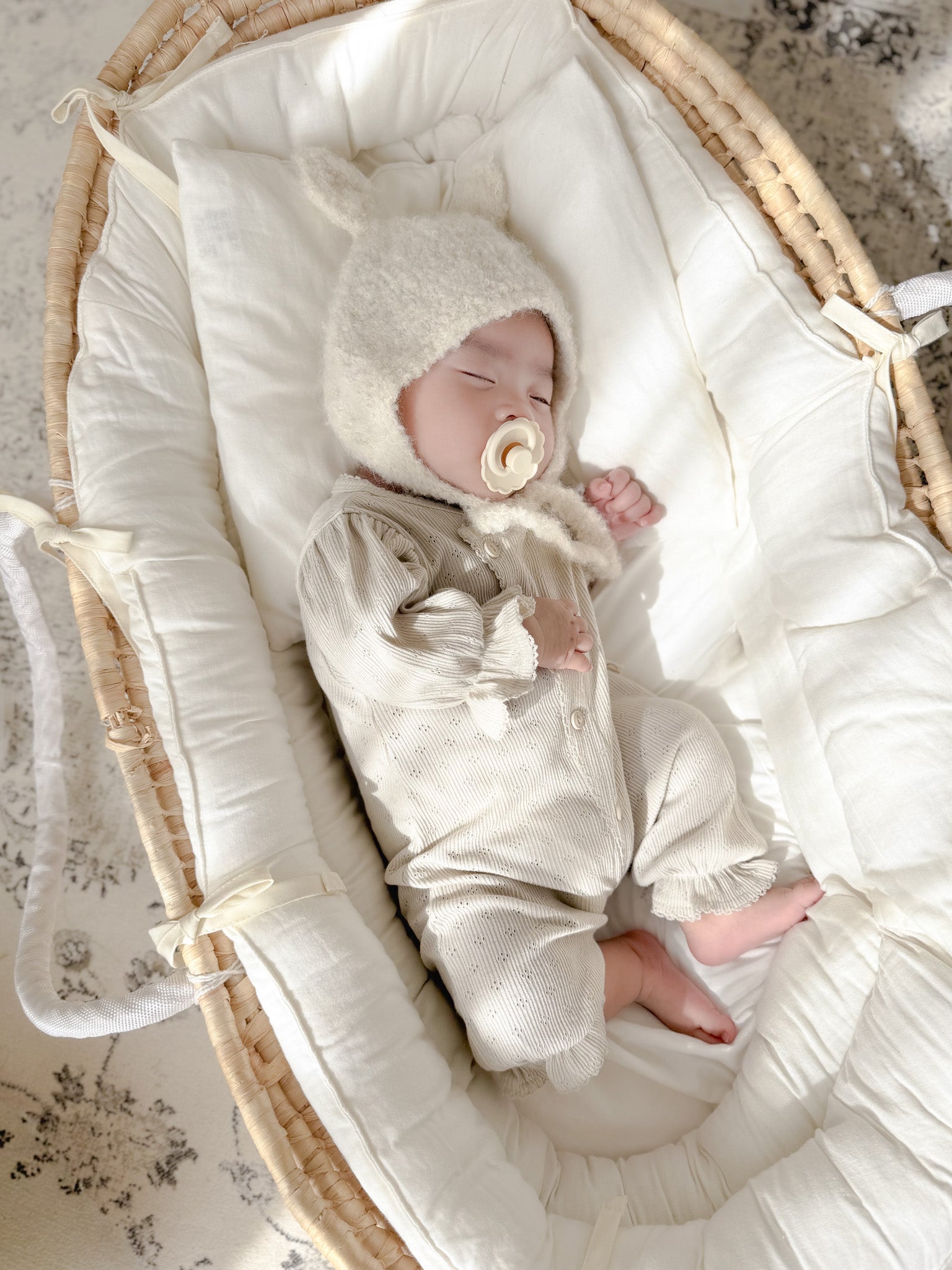 Selina newborn rompers