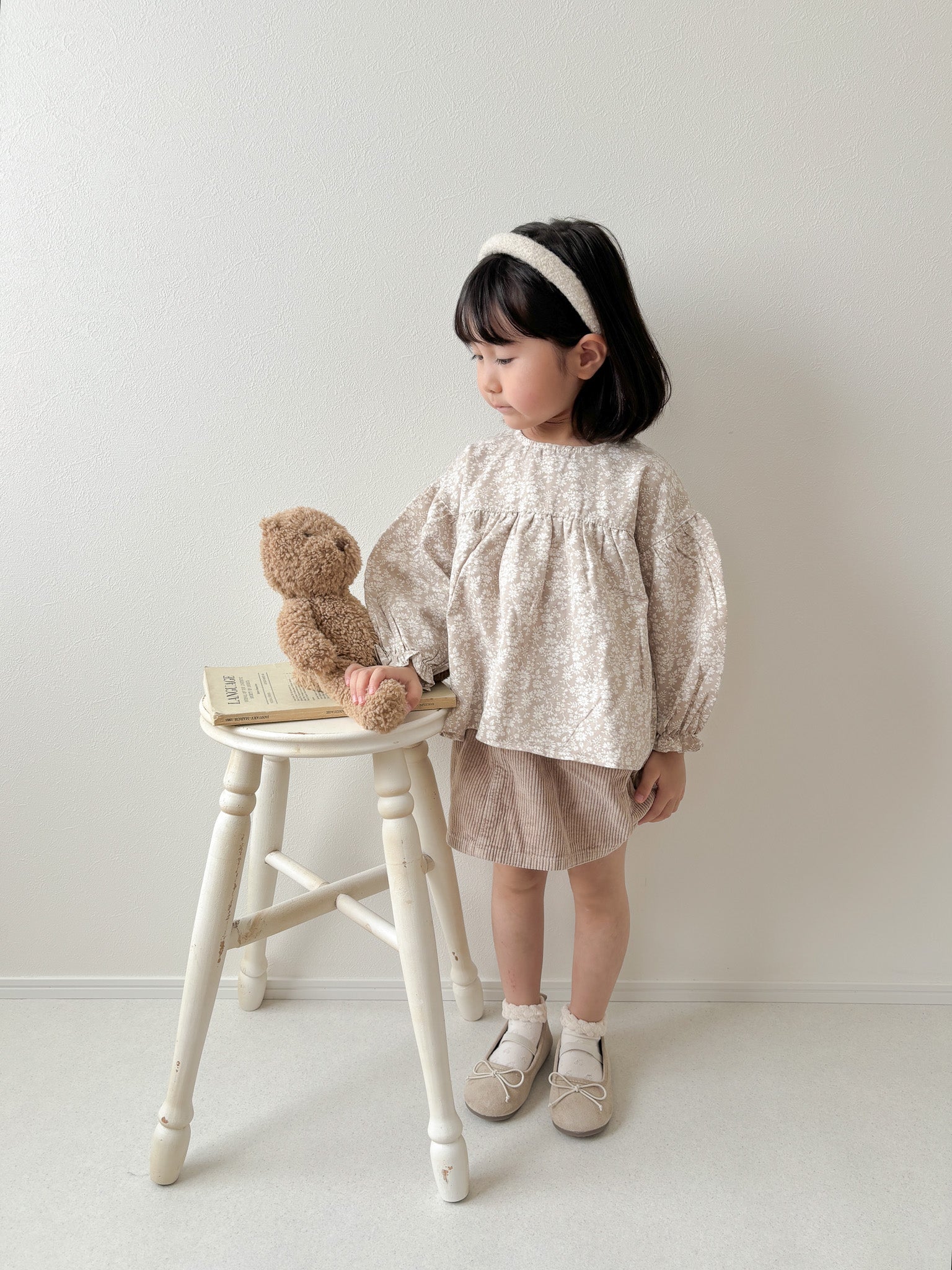 Flower cotton blouse