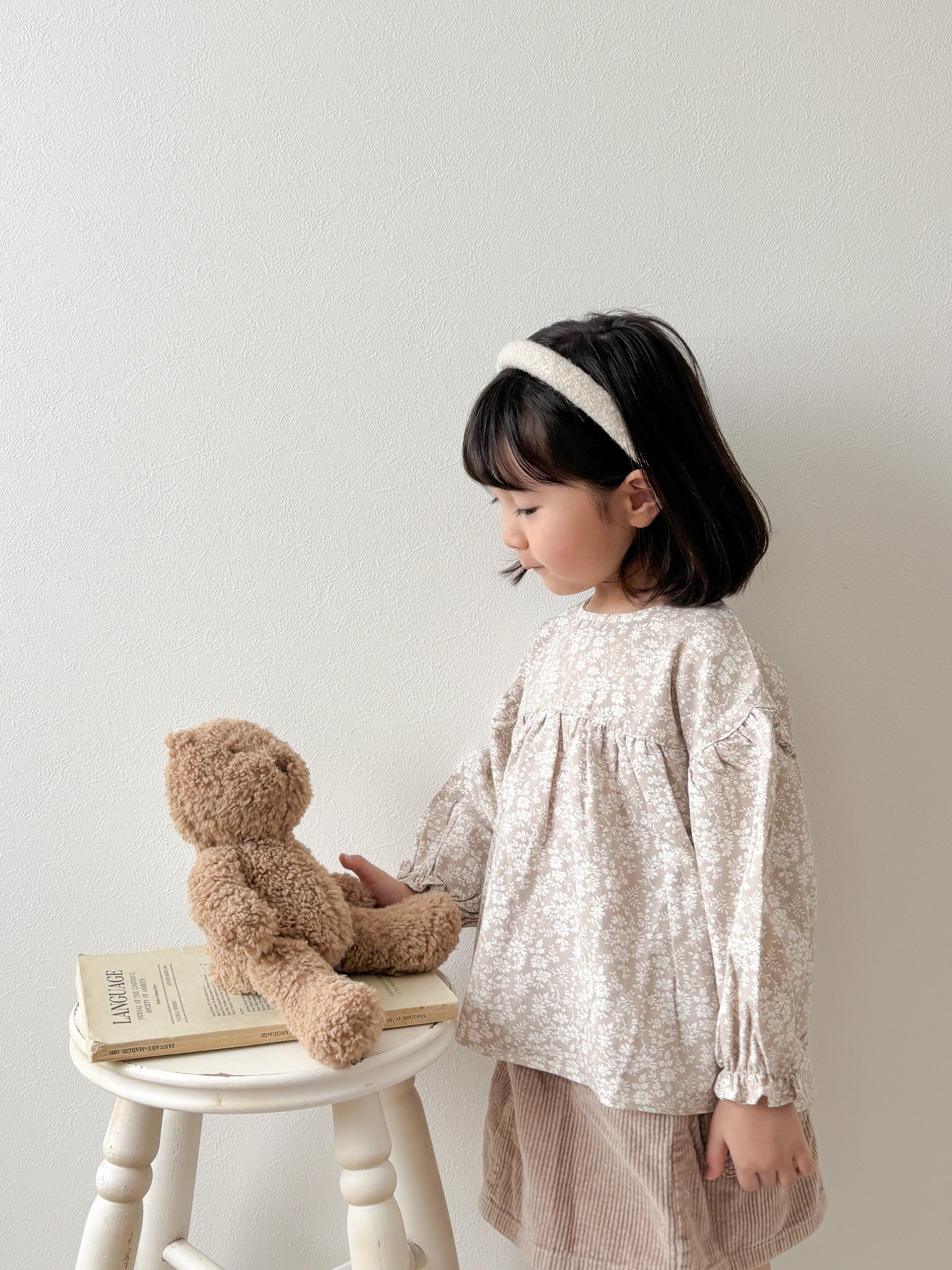 Flower cotton blouse