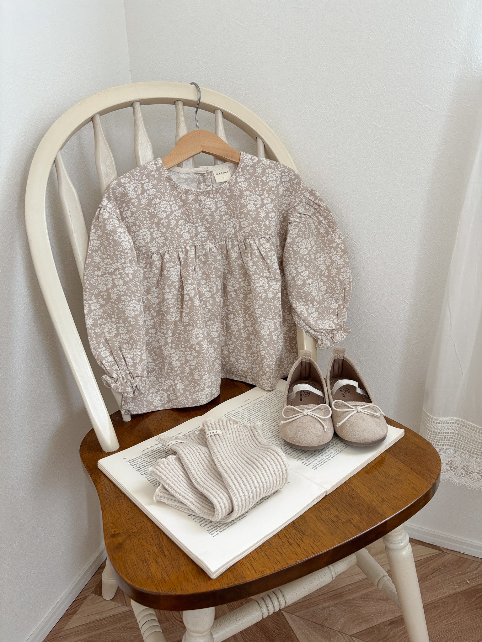 Flower cotton blouse