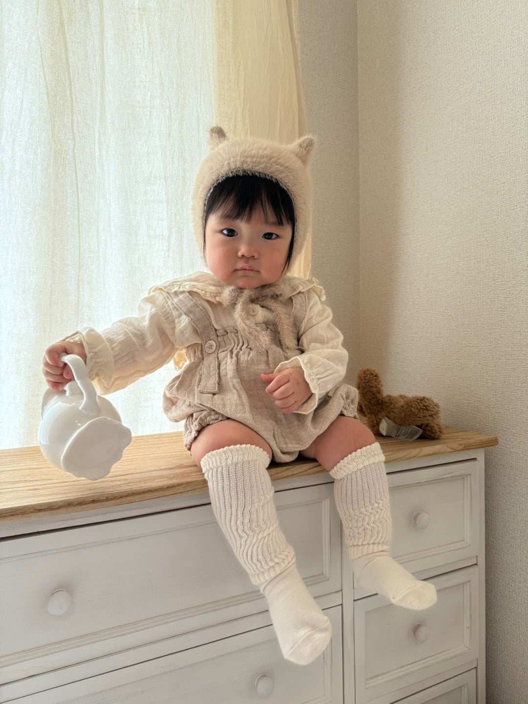 Twill suspender bloomer