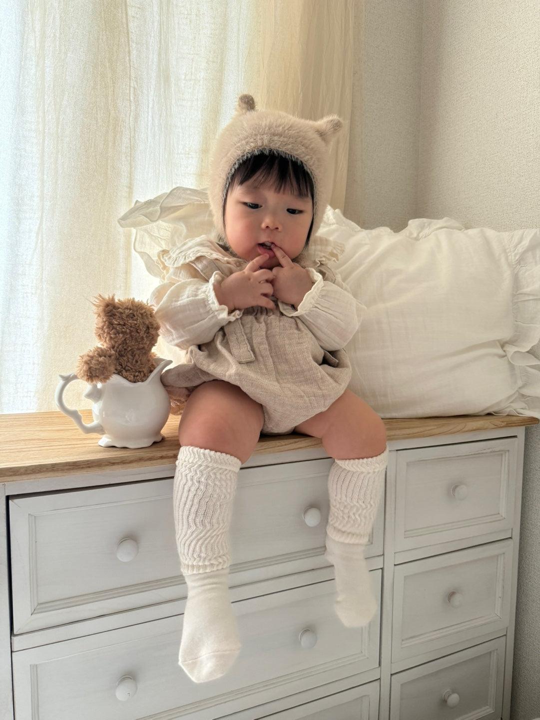 Twill suspender bloomer