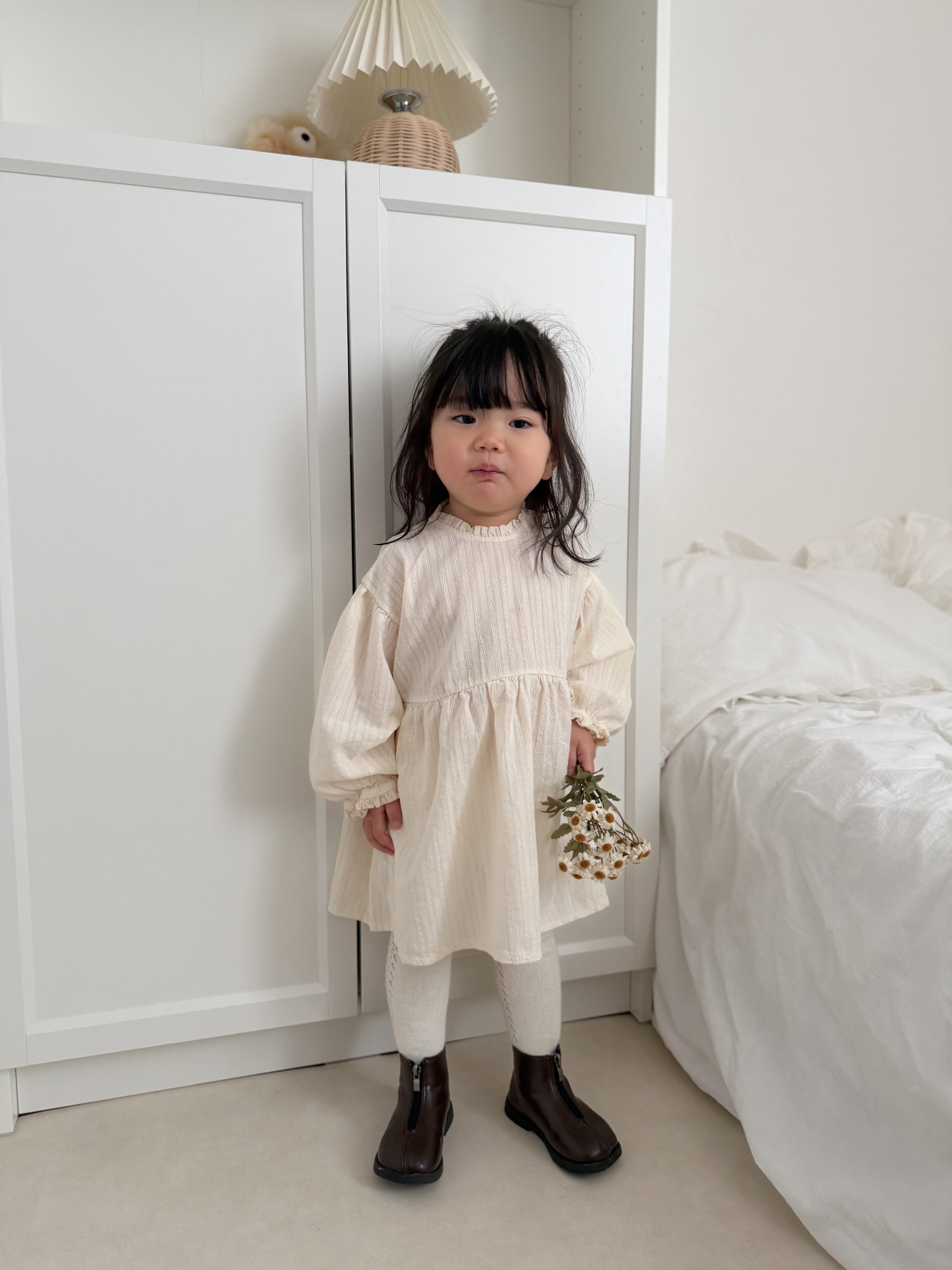 Balloon sleeve one piece