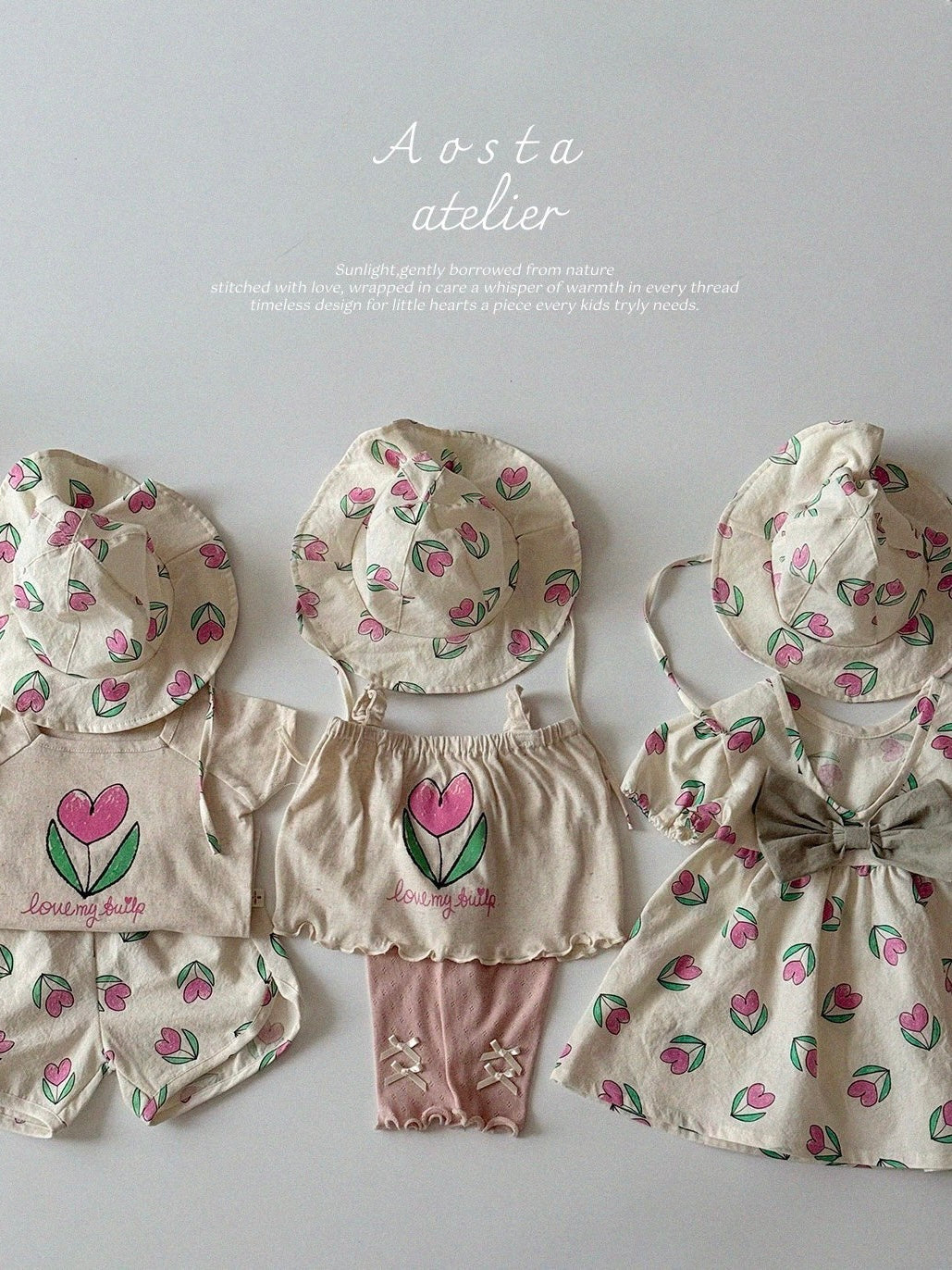 Linen tulip blouse