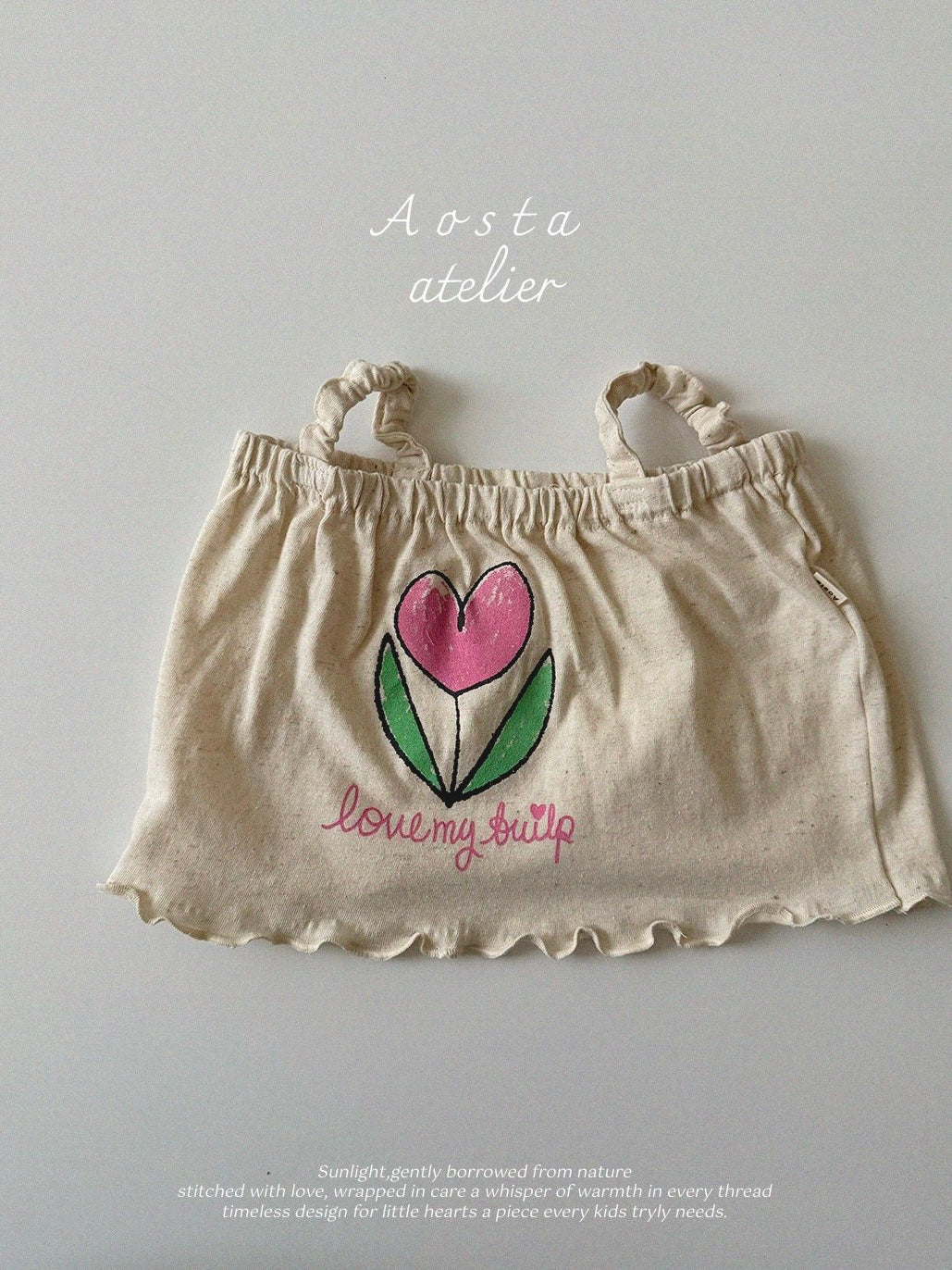 Linen tulip blouse