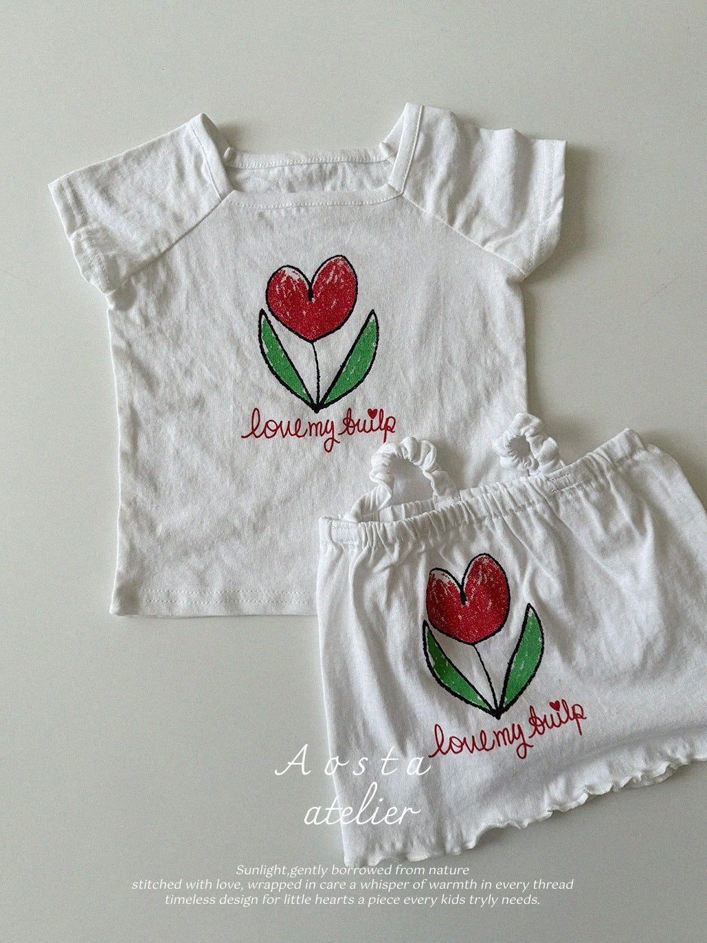 Linen tulip blouse