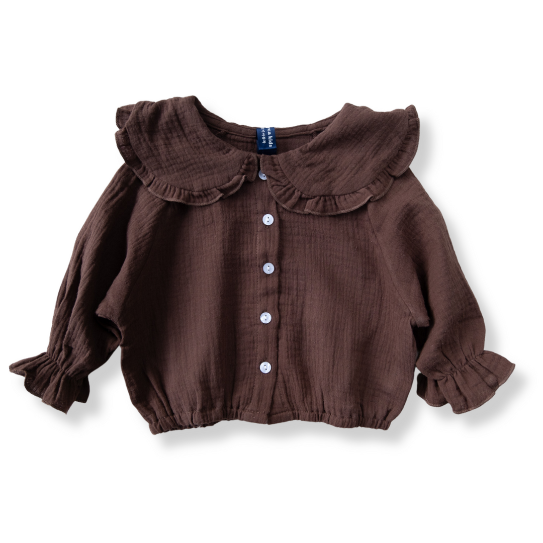 cotton frill blouse