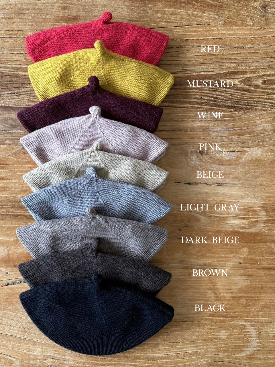 Blanc knit beret (baby)